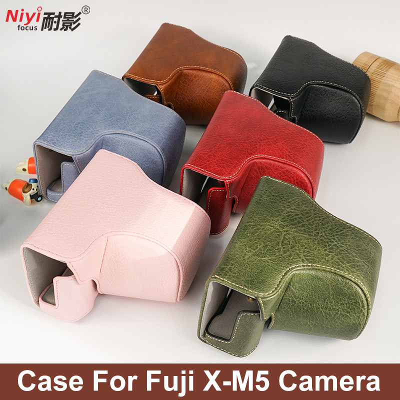 Full Fujifilm XM5 กระเป๋ากล้องหนัง Pu กระเป๋ากล้องสําหรับ Fujifilm XM5