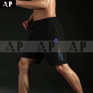 MUHANLU กางเกงขาสั้น ลำลอง เอวยางยืด สำหรับผู้ชาย