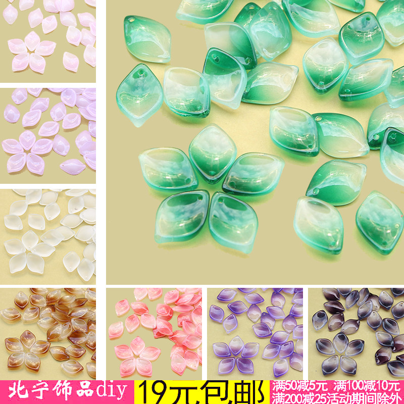 20 ชิ้นราคา Epiphany กลีบแก้วสีโบราณ Hairpin วัสดุ diy เครื่องประดับทําด้วยมืออุปกรณ์เสริมผม Lily