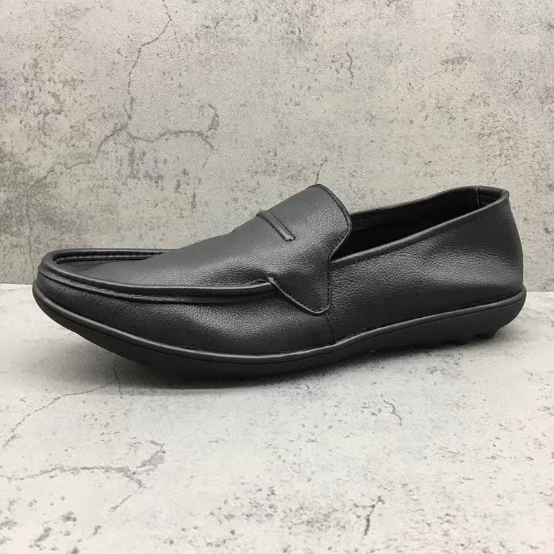 การค้าต่างประเทศของแท้หนัง Peas รองเท้า Soft-Soled Single-Layer Cowhide Breathable ทุกวัน Casual Slip-On