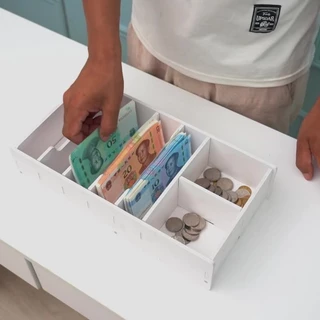 กล่องใส่เหรียญ - ธนบัตร แบบลิ้นชัก เหมาะกับแคชเชียร์และร้านค้า