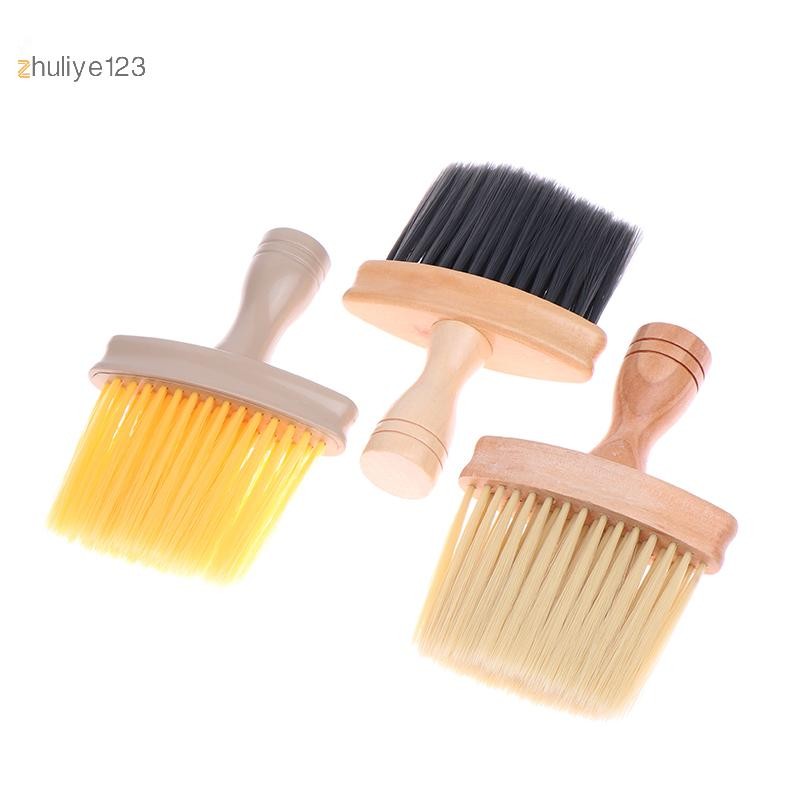 <zhuliye123> Professional Soft Neck Face Duster แปรงตัดผมผมทําความสะอาด Hairbrush แปรงเครา Salon Cutg Hairdressing จัดแต่งทรงผมเครื่องมือ Nice