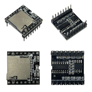 DF Player Mini โมดูลเล่นเพลง MP3 สำหรับ Arduino DFPlayer Mini MP3 Player Module โมดูลเล่นเสียง MP3-TF-16P