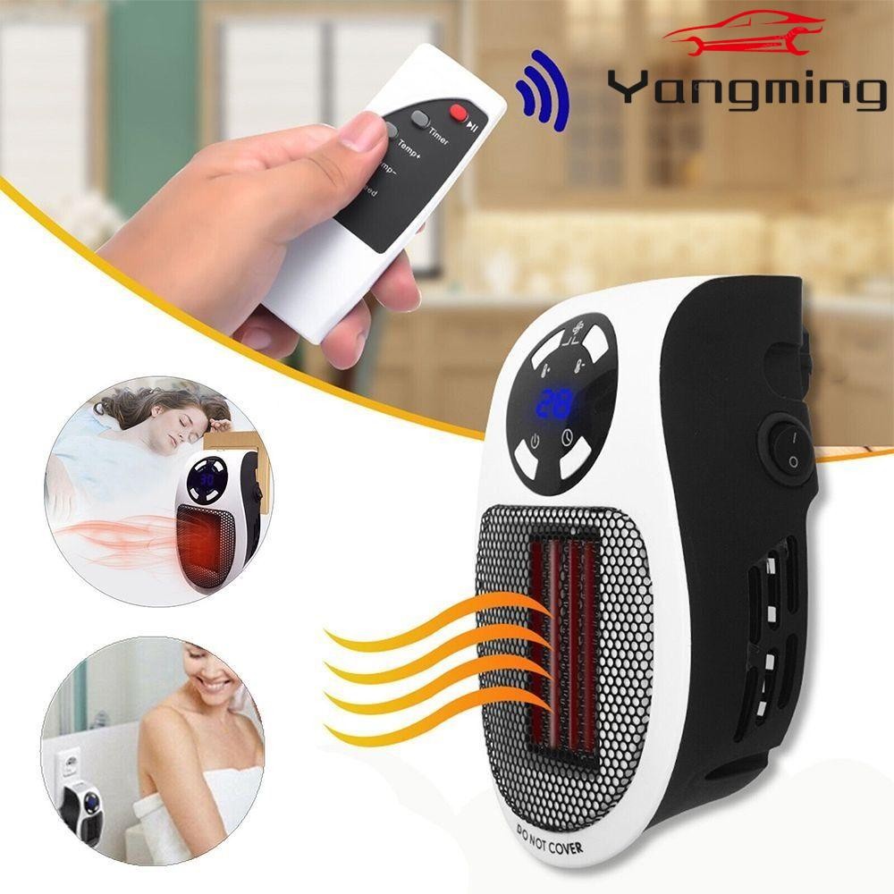 Yangming เครื่องทําความร้อนไฟฟ้า, 500W Mini Handy Heater, Portable Multifunctional PTC Safe Hot Air Blower Home