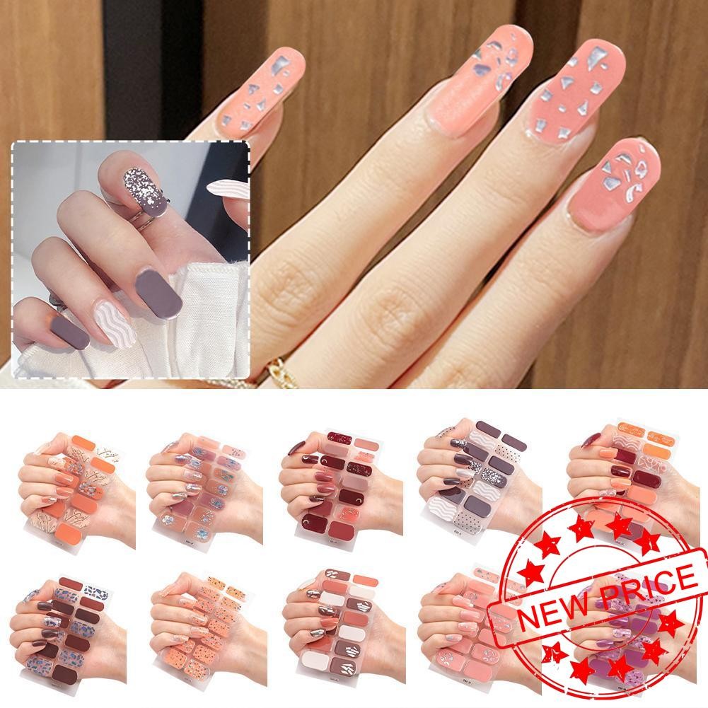 3d Process Nail Varnish Film สติ๊กเกอร์ติดเล็บ E1v4