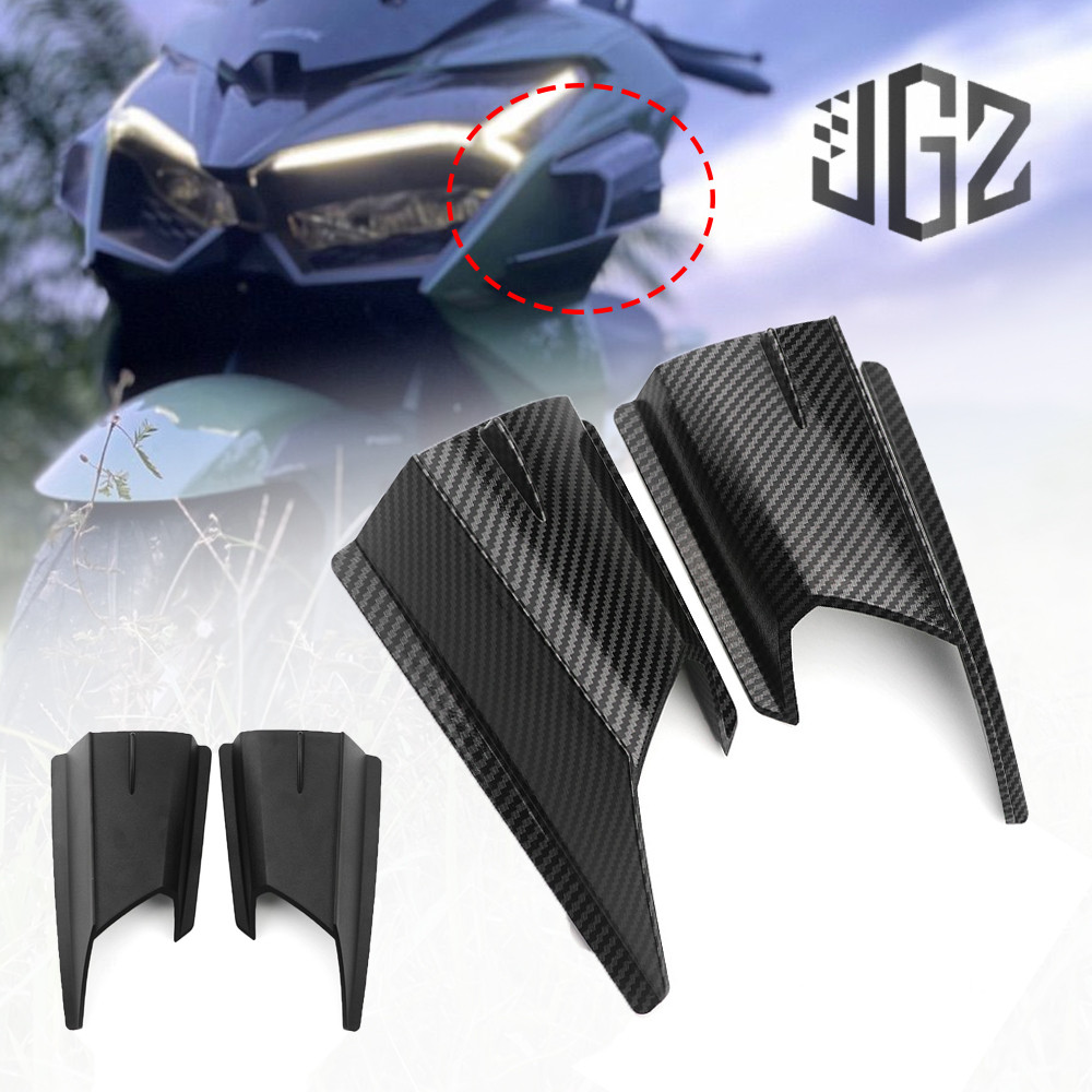 สําหรับ GPX DZ3 Demon GR200 150GR รถจักรยานยนต์ Carbon Fairing ด้านข้าง Winglets Wind Air Deflector สปอยเลอร์
