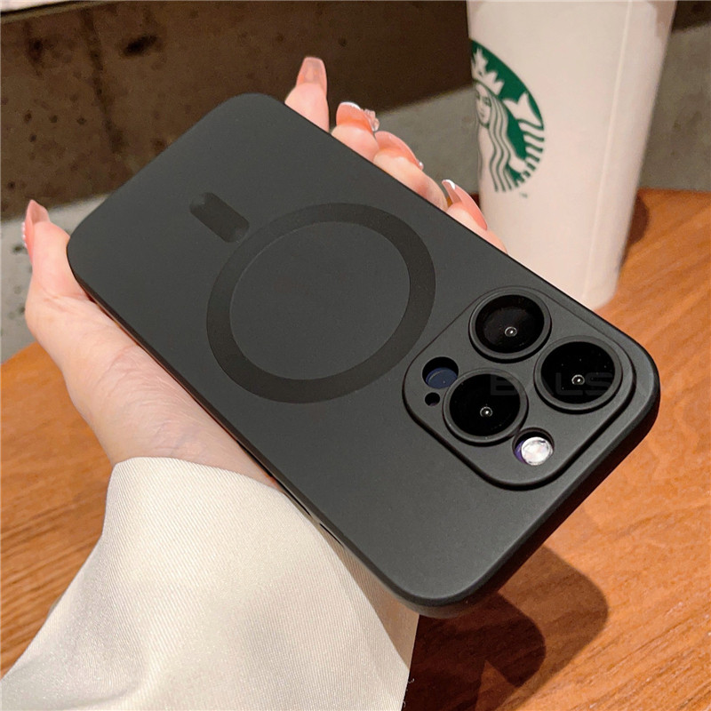 เคสไอโฟน เคส iphone 16 15 14 13 12 11 pro promax plus วัสดุอ่อนนุ่มไม่เป็นอันตรายต่อโทรศัพท์ #26