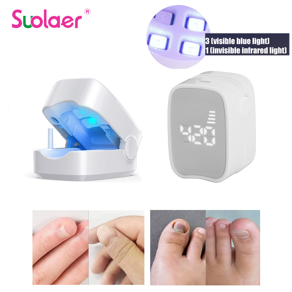 Suolaer อุปกรณ์รักษาเชื้อราเล็บสําหรับเชื้อราเล็บเท้าแบบชาร์จ Type-C
