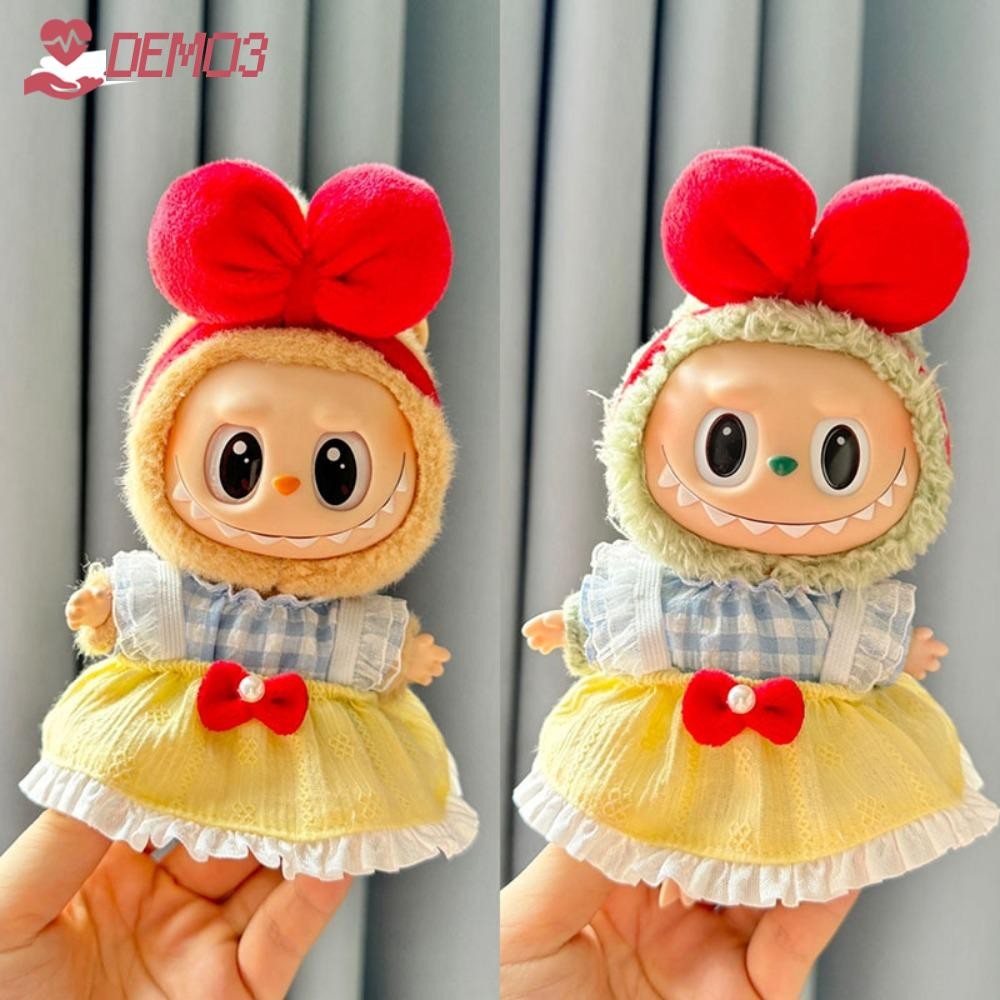 [DEMO3] เสื้อผ้าตุ๊กตา Labubu Time To Chill Filled Cotton Doll Accessories, |Handmade Cos Gift เสื้อผ้าตุ๊กตาทํามือสําหรับ 17 ซม.(6.69in) เสื้อผ้าตุ๊กตา