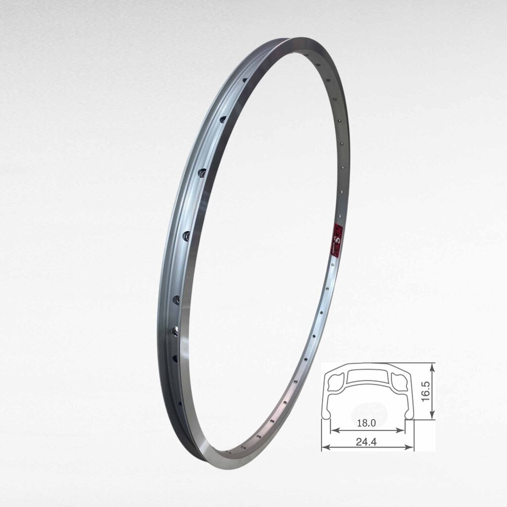 JETSET Jetset Rim วงล้อจักรยานขนาดล้อ 26 นิ้ว ขอบล้อ 2 ชั้นมีตาไก่ ดำ 26