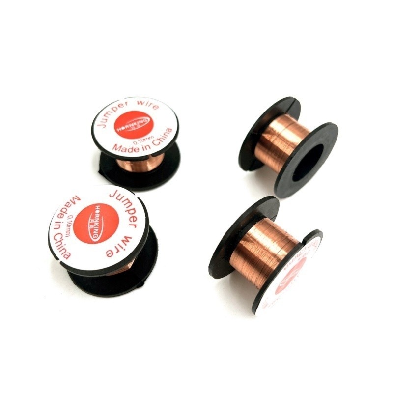 ลวดบัดกรีเคลือบ 0.1 มม. PCB Link Jumper Wire Maintenance Jump Line สําหรับโทรศัพท์มือถือคอมพิวเตอร์ PCB เชื่อมซ่อมเครื่องมือ