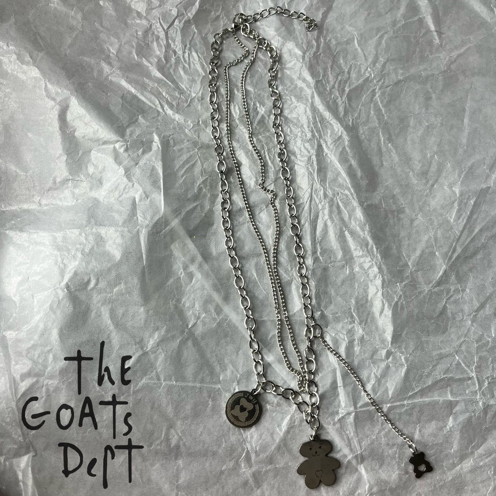 The Goats Dept - Teddy Gummy Bear Layer Necklace Original / TGD1179 Original Layer Bear Necklace