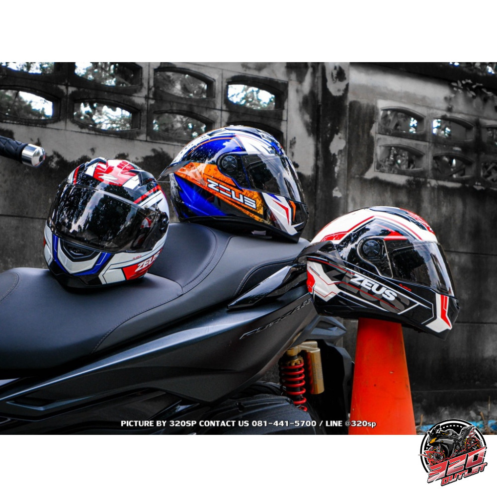 320SP OUTLET !! หมวกกันน็อค ZEUS รุ่น ZS-811A