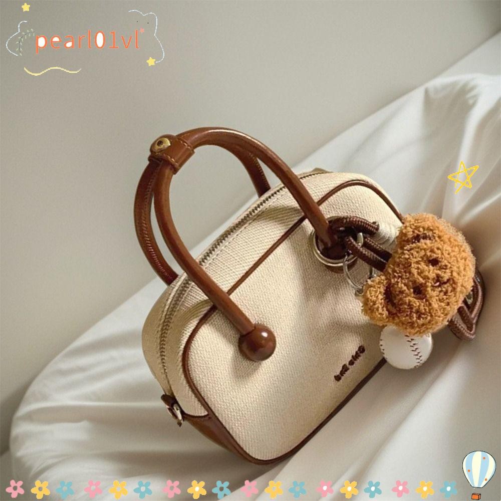 Pearl01 กระเป๋าหูหิ้วด้านบนความจุขนาดใหญ่ Chio2nd กระเป๋าสะพายข้างขนาดเล็ก,แฟชั่นหนัง PU วินเทจกระเป๋าสะพายสุภาพสตรีสําหรับผู้หญิง