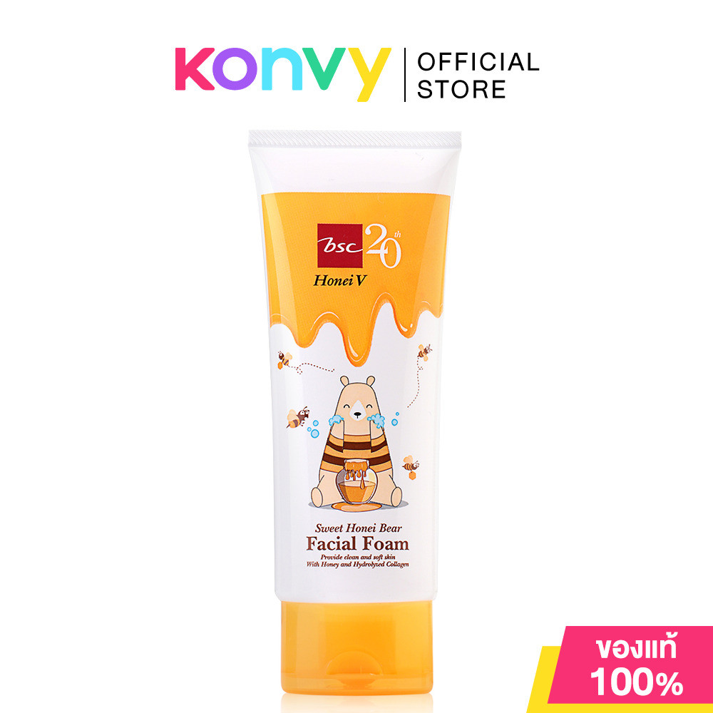 Honei V Bsc Sweet Honei Bear Facial Foam 100g.
