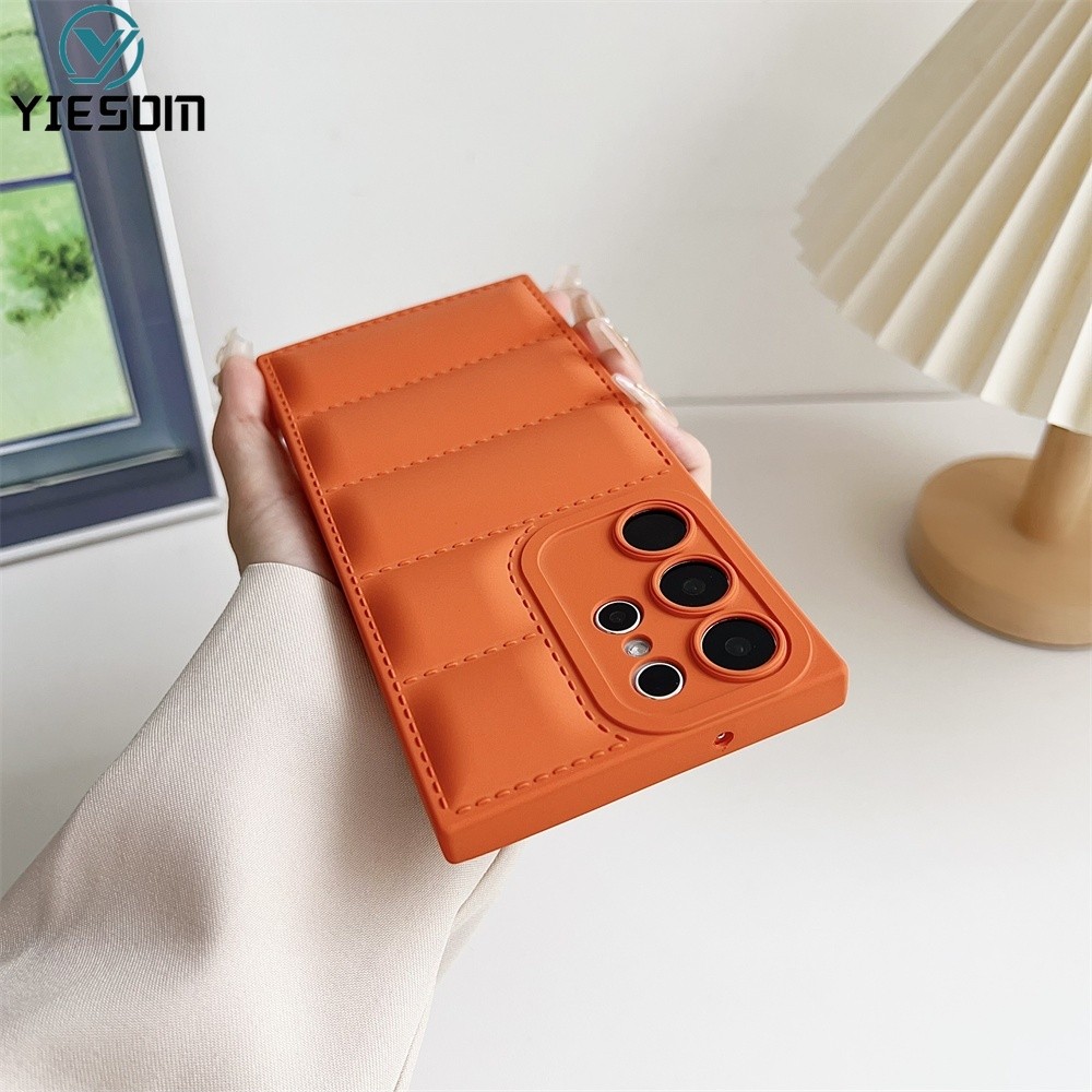 SAMSUNG หรูหราลงเสื้อแจ็คเก็ตเคสโทรศัพท์สําหรับsamsung Galaxy A13 A23 A33 A53 A73 A32 A52 A52S A72 5G A51 A71 4Gสีลูกกวาดซิลิโคนอ่อนนุ่ม