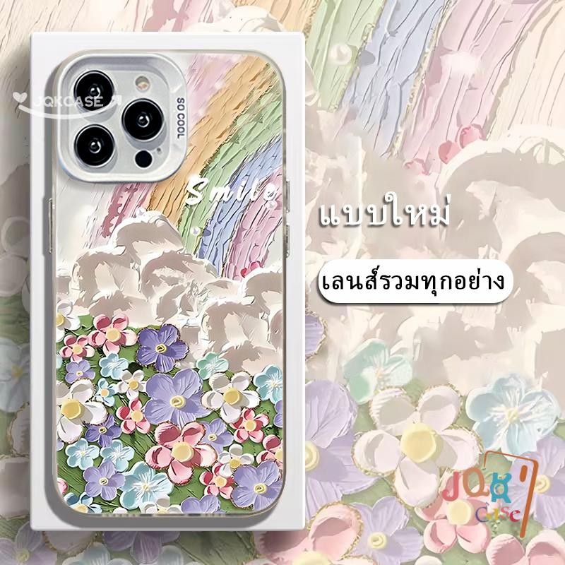 ดอกไม้ เคส VIVO Y20 Y17s Y11 Y15 Y21s Y21 Y27 Y91 Y02 Y17 Y22s Y36 Y16 Y27s Y31 Y12i Y22 Y12 Y12s Y35 เรียบง่าย เคส