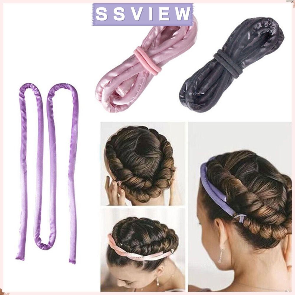 เครื่องม้วนผม นิ่งซาเวียว, ไม่มีความร้อน การผูกผมแบบม้วนผมแบบไม่มีความร้อน, เครื่องมือจัดแต่งทรงผมผมนุ่มไหมนุ่มขี้เกียจลูกกลิ้งผ