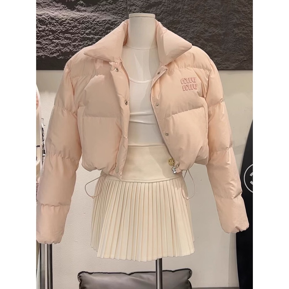 Fried Street Gentle Sweet Cool Design Korean Style Small Women's Cotton-Padded Jacket Short Cotton Coat Jacket Winter New All-Matching