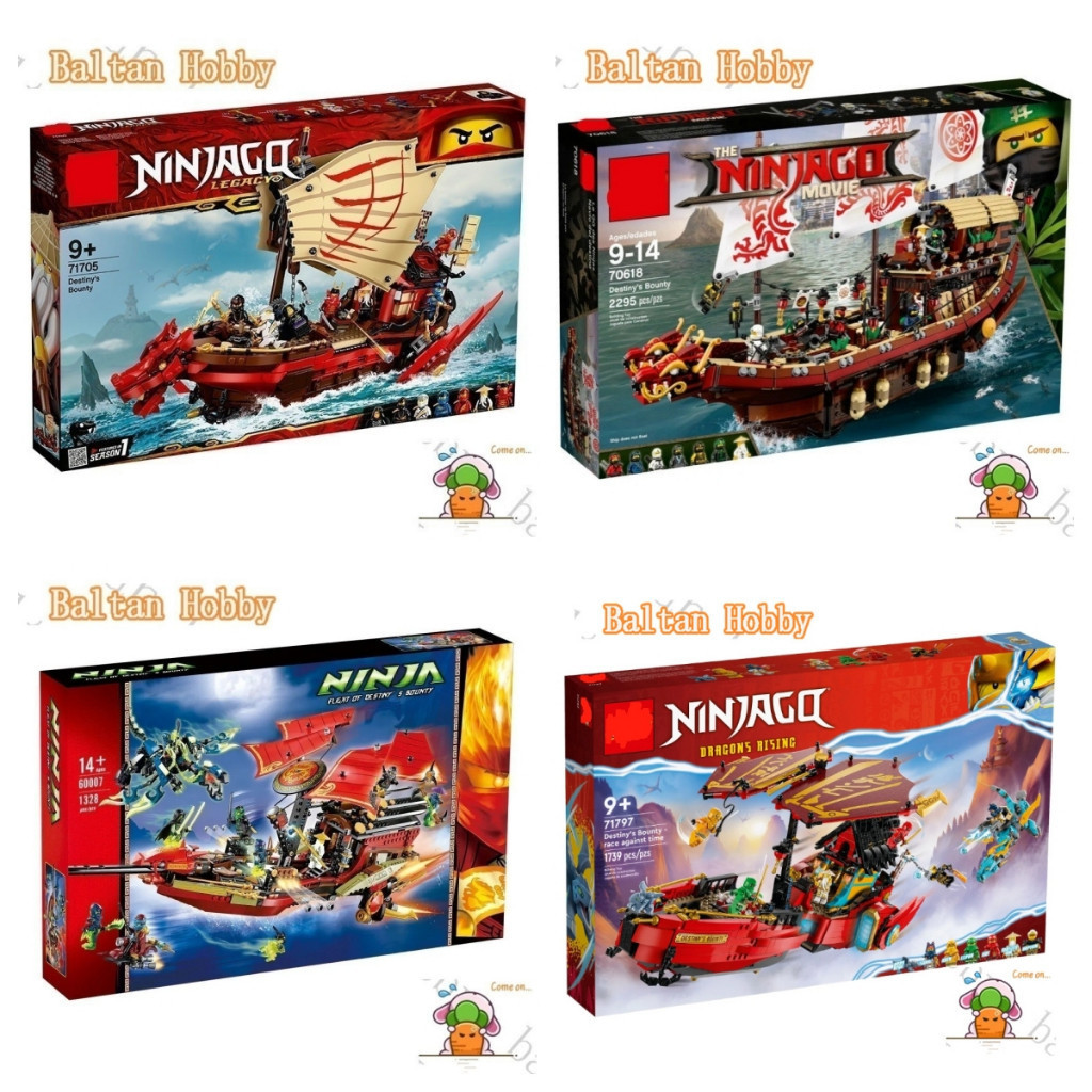 Baltan hobby C3 เข้ากันได้กับ Ninjago Destinys Bounty 70618 717505 70738 71797 บล็อกตัวต่อของเล่น EN