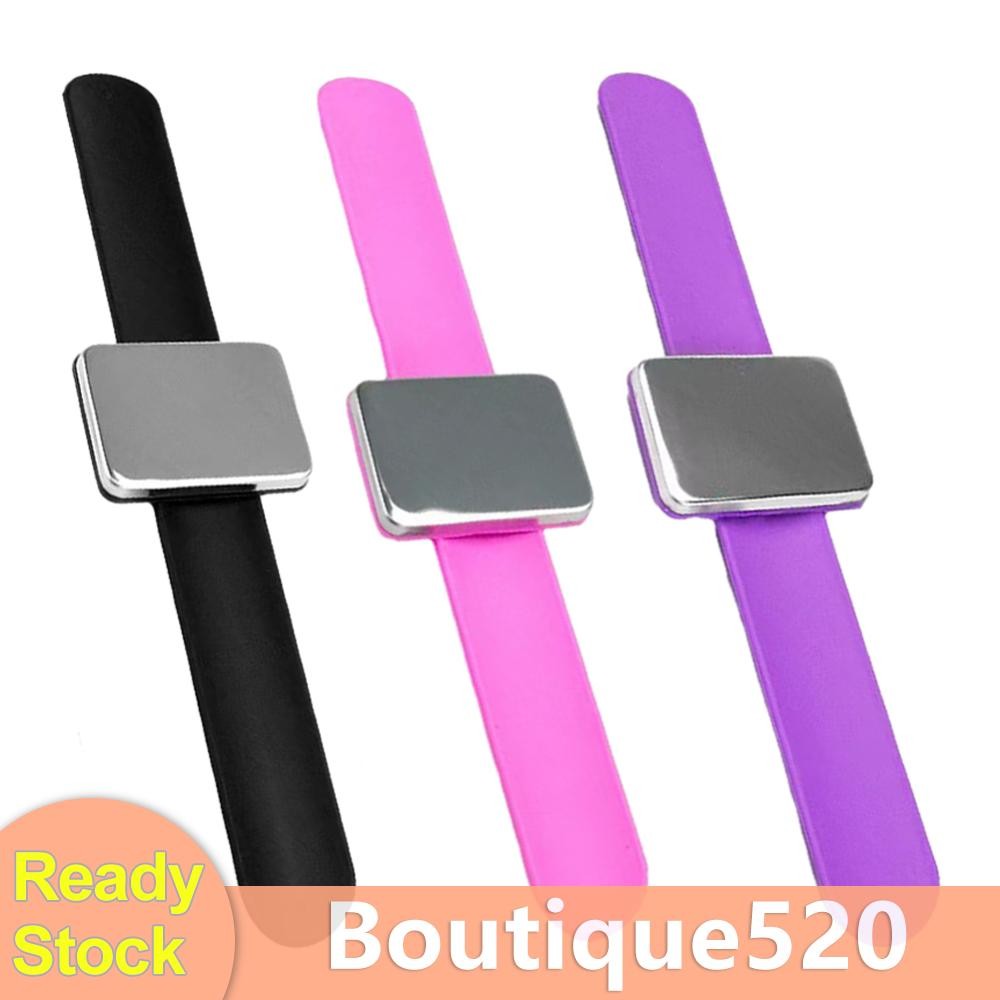 Magnetic Bobby Pin Magnet Holder พร้อมสายรัดข้อมือสําหรับควิลท์เย็บ/ช่างทําผม [boutique520.th]