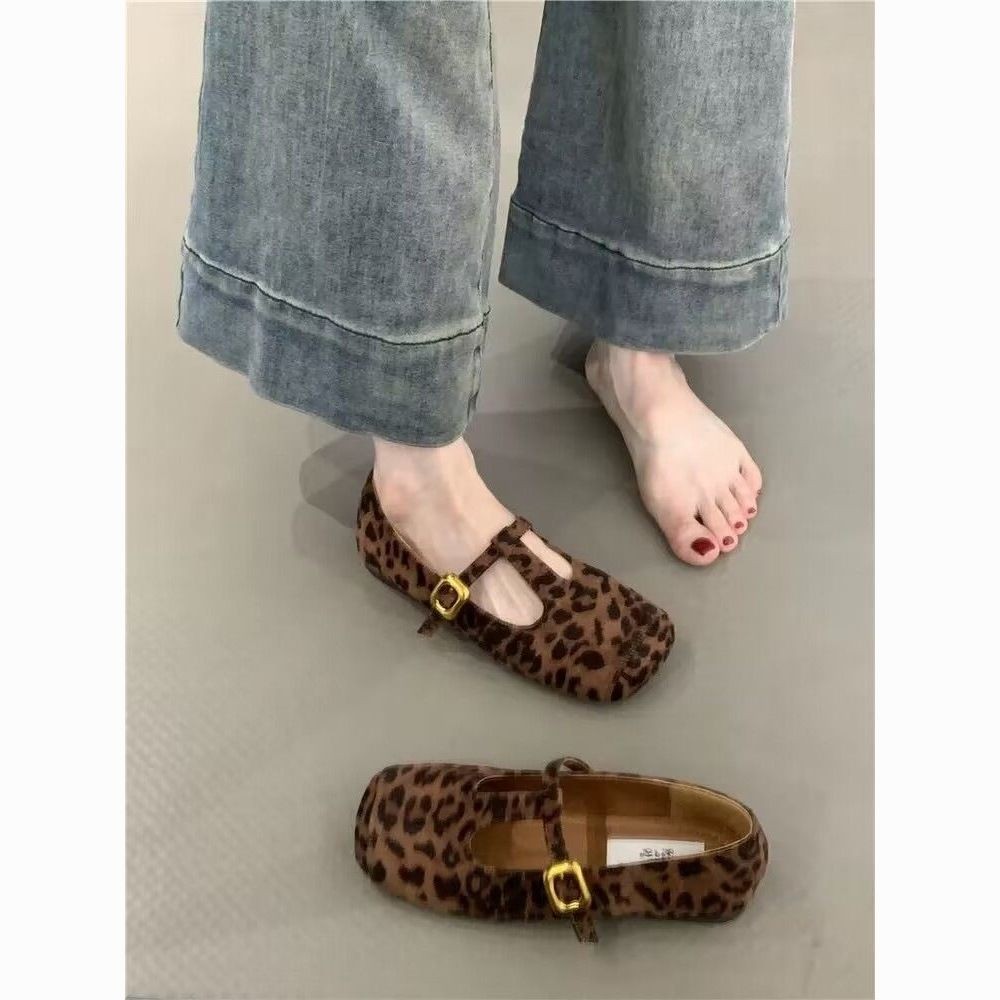 รองเท้าส้นแบน Soft Sole Boat Shoes แฟชั่นฤดูร้อน Soft Sole สวมใส่ด้านนอก
