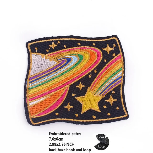 แพทช์ตีนตุ๊กแก ป้ายกระเป๋ากลางแจ้ง คอลเลกชันตั้งแคมป์ Skull Landscape Badge Alpine River Star บุคลิกภาพ Armband DIY เสื้อผ้ากระเป๋าเป้สะพายหลัง Patch - รูปที่ 5