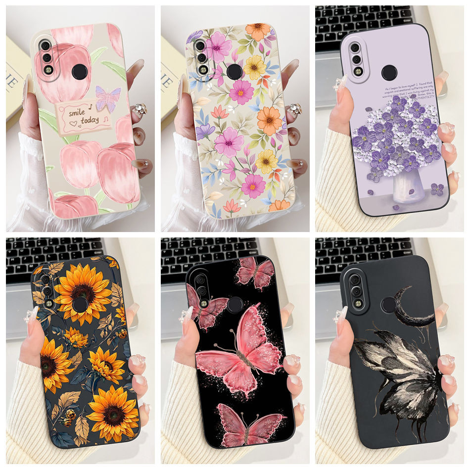 Vivo Y91 Y91i Y93 Y95 U1 1807 1816 1817 1820 1811 สวยทิวลิปดอกทานตะวันผีเสื้อทาสีซิลิโคนอ่อนนุ่มเคสโทรศัพท์