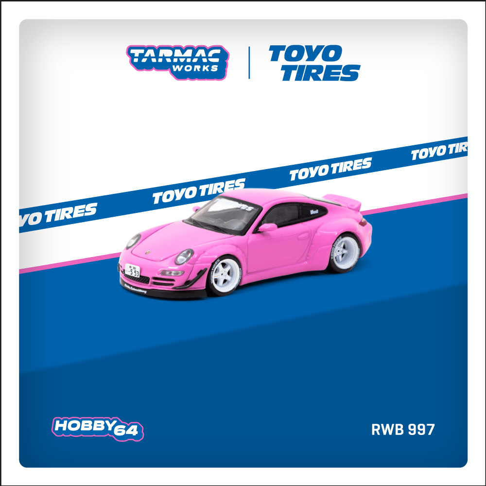 Tarmac Works 1:64 HOBBY64 RWB 997 Pink T64-057-PN