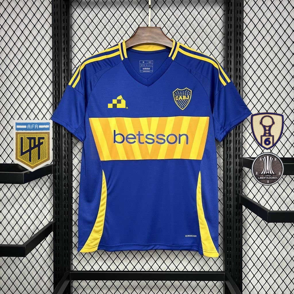 Fan version S-4XL Boca Juniors 24/25 Home เสื้อฟุตบอลผู้ชาย