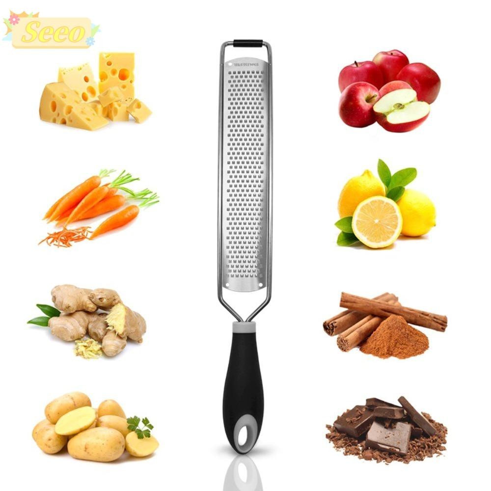 Seeo Lemon Zester, ที่ขูดขิงหน้าที่สแตนเลส, ผักผลไม้หั่นชีสหนักร้อน