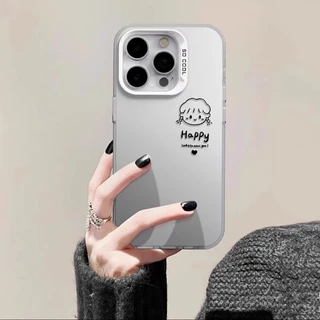 เคสแข็งหรูหรา เคสคู่น่ารัก เคสไอโฟน11 for เคสiPhone16 15 14 13 12 11 Pro Max 15Plus XR XS Max 7Plus 8Plus SE เคสไอโฟน13