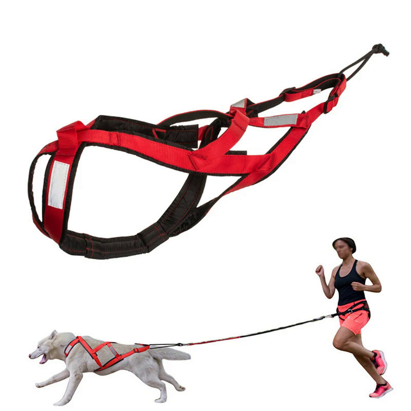 Pet Sledge Harness for Small Large Dogs Reflective Dog Harness Vest Weight Pulling Sledding Harnesse