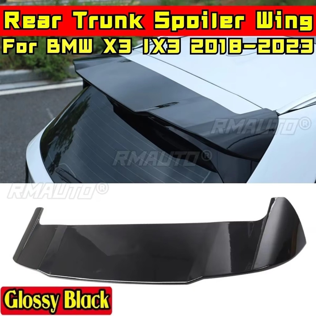 สําหรับ BMW X3 IX3 2018-2023 Body Kit ด้านหลังปีกคาร์บอนไฟเบอร์ดูกีฬาสไตล์ด้านหลังสปอยเลอร์ Trunk Wing รถอุปกรณ์เสริม