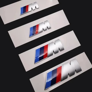M โลโก้ Fender Emblem Badge ด้านหลังสําหรับ BMW E36 E39 E46 E60 E90 E90 F01 F10 F30 G01 G20 G21 G30 G11 F15 X5 X3 M กีฬา