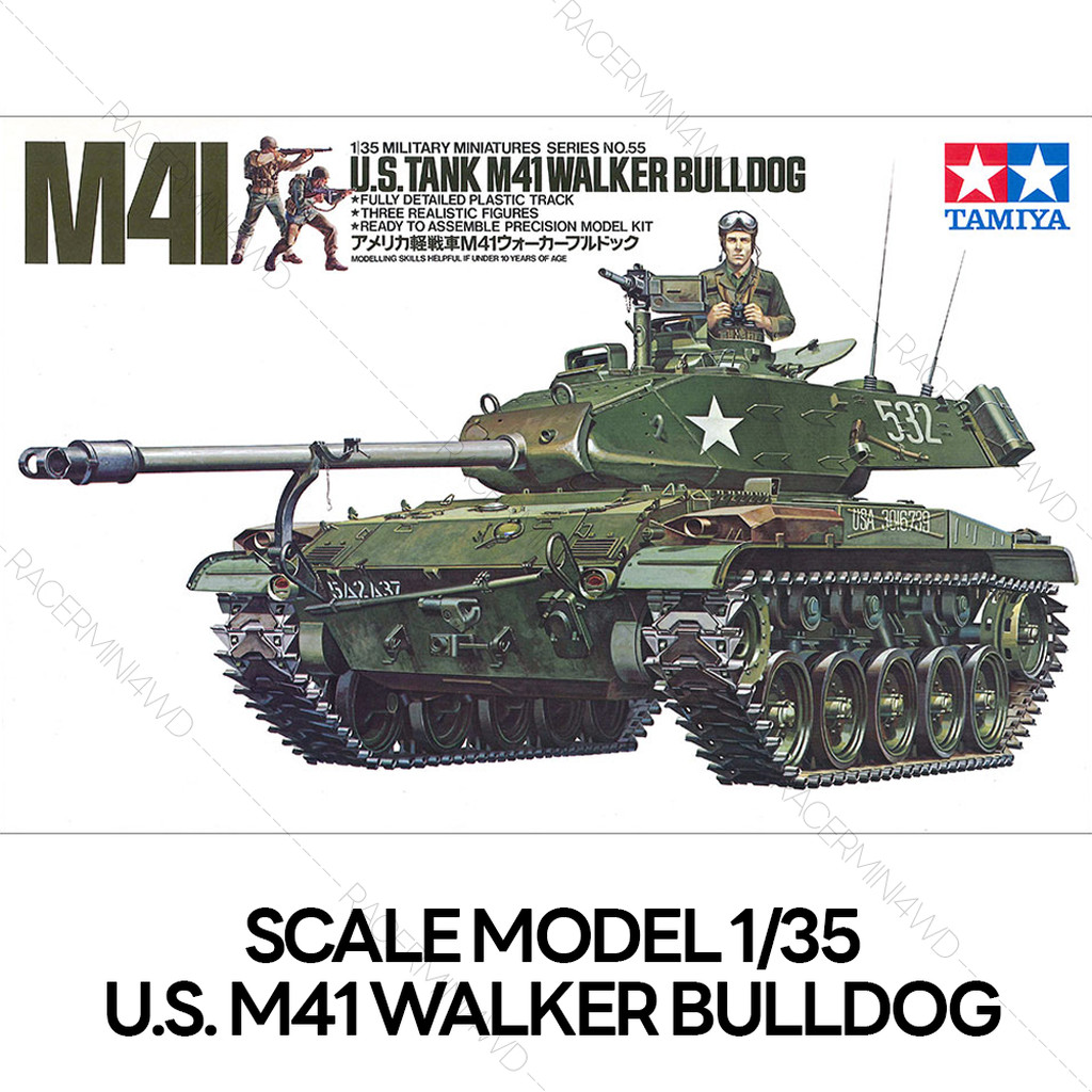 TAMIYA 35055 Model Kit 1/35 U.S. M41 Walker Bulldog