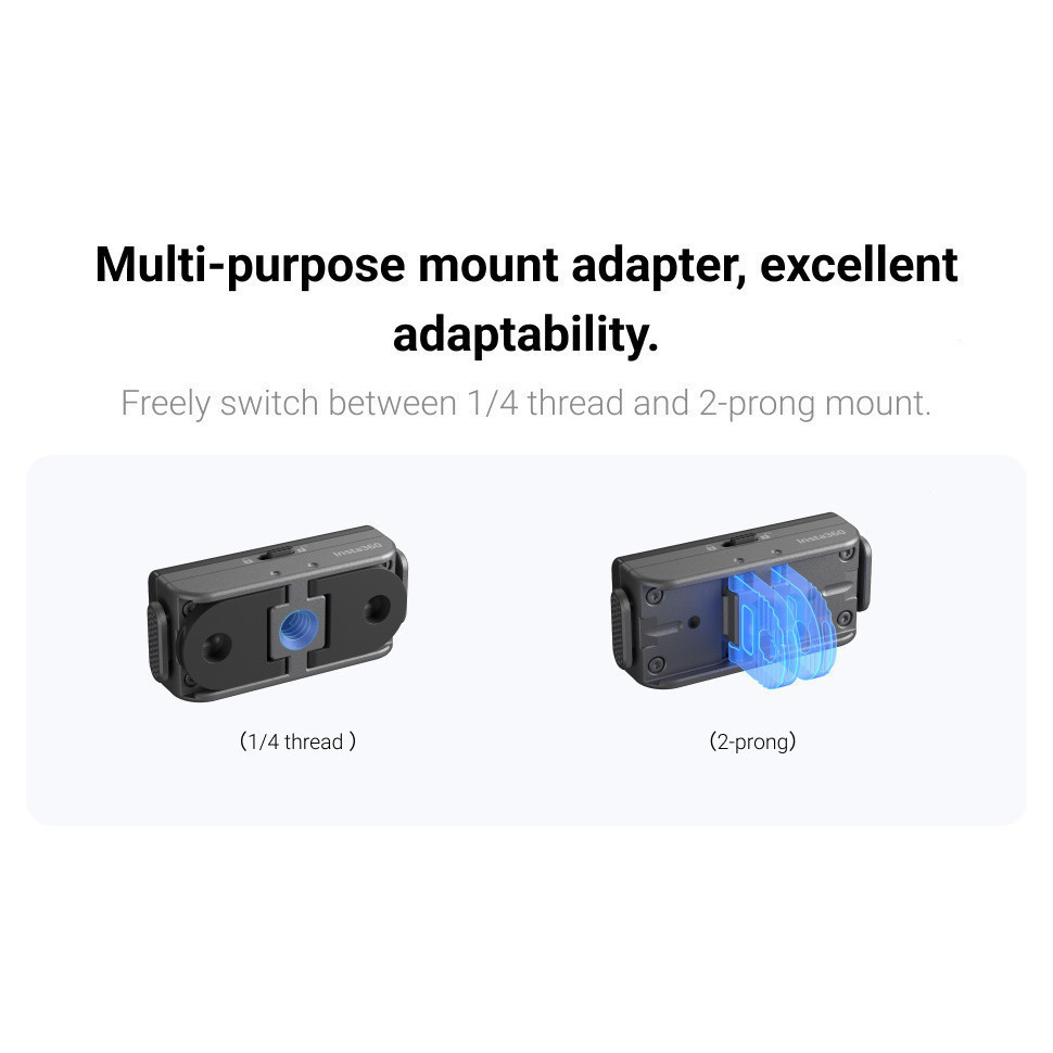 Insta360 Quick Release Mount for X4/Ace pro2/Ace/ X3/One RS/One R/One X2