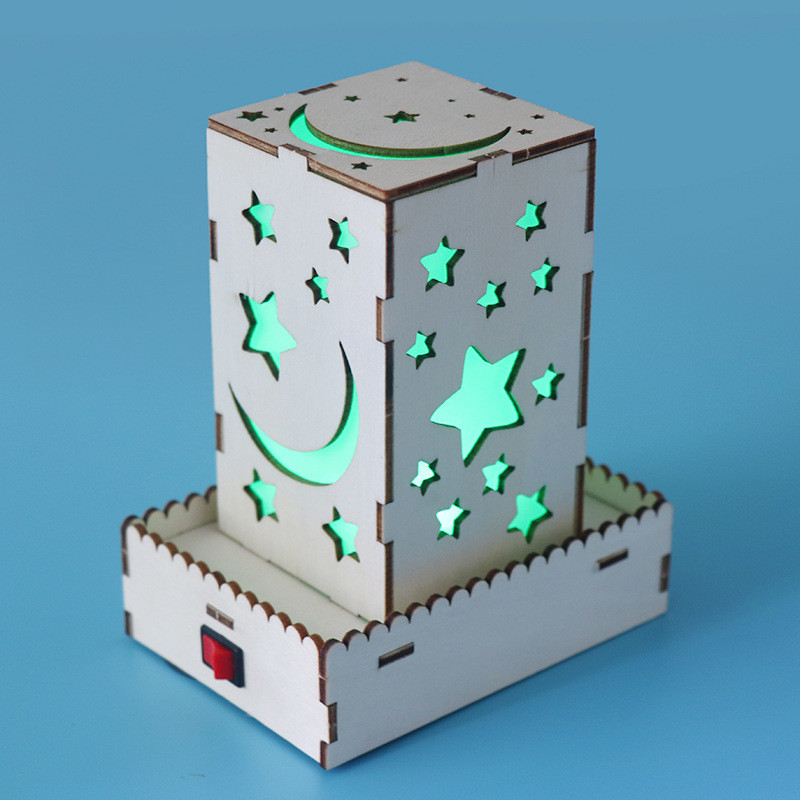 การศึกษา DIY Starry โคมไฟ Night Star Moon Light เด็กวิทยาศาสตร์ STEM การศึกษา Physic การสอนโรงเรียนการทดลองโครงการของขวัญ - รูปที่ 3