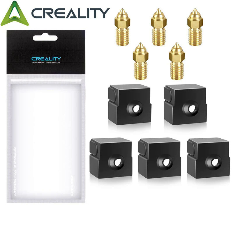 Creality Ender 3 V3 SE 0.4mm High-Speed Brass Nozzles+Silicone Sock for Ender 5 S1/M6/Ender 7 3D Pri