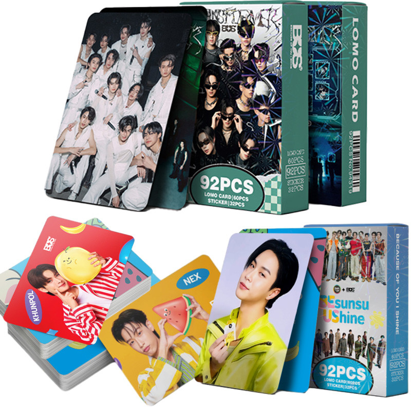 การ์ด BUS เพราะเธอ I Shine Photocard พร้อมสติ๊กเกอร์ 92 ชิ้น