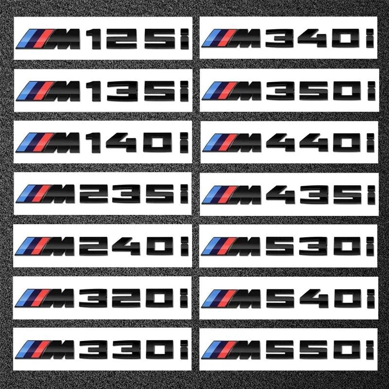 18.5*2ซม.bmw M Powerโลโก้ใหม่M125i M135i M140i M235i M240i M320i M330i M340i M350i M440i M435i M530i