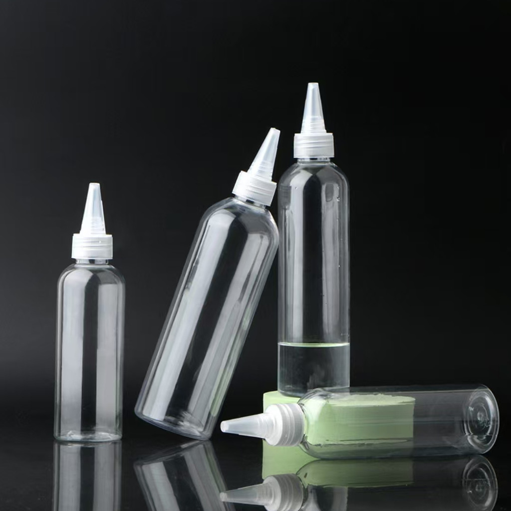 ขวดย่อย10-200ml ขวดบีบปากแหลมขวดใสขวดย่อยหลายขนาด
