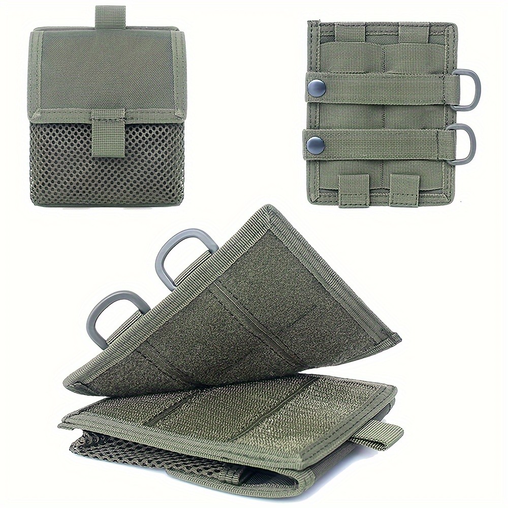 Luc กระเป๋าคาดเอว Molle ที่ใช้งานได้จริงและกะทัดรัดสําหรับการเดินทางตั้งแคมป์เดินป่า edc เครื่องมือกระเป๋าคาดเอว
