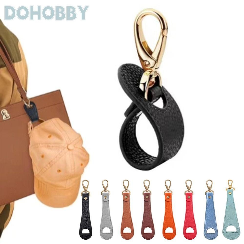 DOHOBBY ที่ใส่หมวก, คลิปหนีบหมวกหนัง ปู่ แฮนด์ฟรี, อุปกรณ์เสริมกระเป๋าถือมัลติฟังก์ชั่นคลิปเก็บหมวกเดินทางกลางแจ้ง
