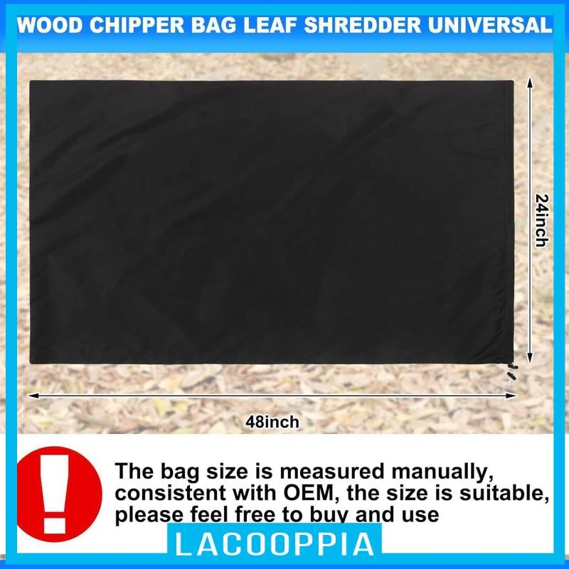 [Lacooppia] Wood Chipper Bag for Garden Mulcher Accessory Shredder Accessory Leaf Branch