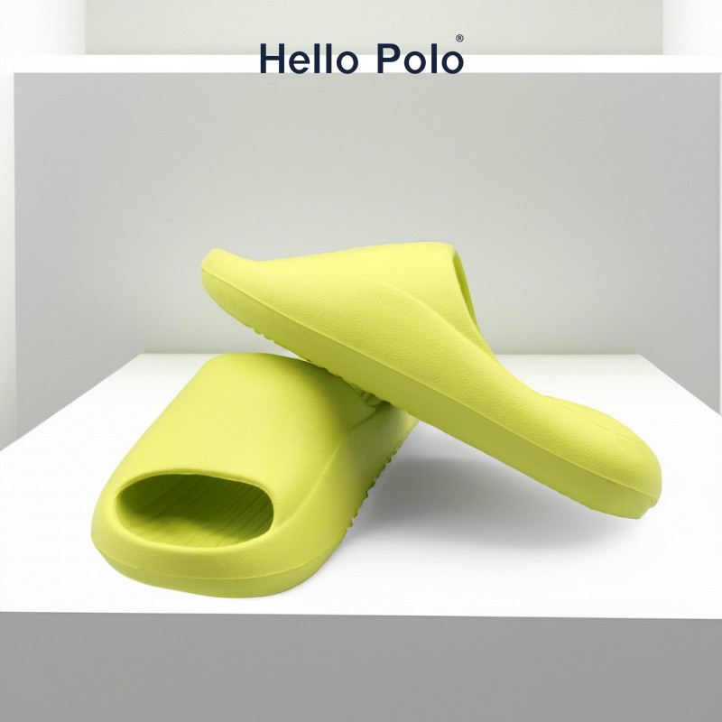 Hello Polo กันลื่น รองเท้านิ่มเหมือนเหยียบขี้ 4cm รองเท้าพื้นหนา รองเท้ายางeva HP8004B รองเท้าเด็กผู