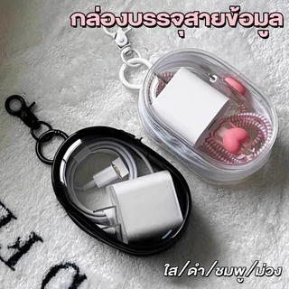 💥พร้อมส่ง💥กล่องเก็บสายเคเบิล กระเป๋าเก็บซิปใสขนาดเล็กแบบพกพา กระเป๋าเก็บหูฟัง กระเป๋าตุ๊กตา กล่องบรรจุสายข้อมูล