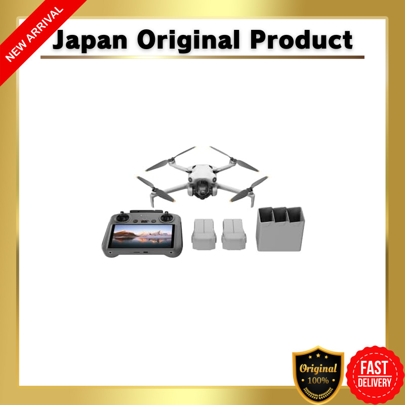 Dji Drone Mini 4 Pro Fly More Combo Plus - โดรนขนาดเล็กพร้อมกล้อง กะทัดรัด เวลาเที่ยวบิน 45 นาที มาพ