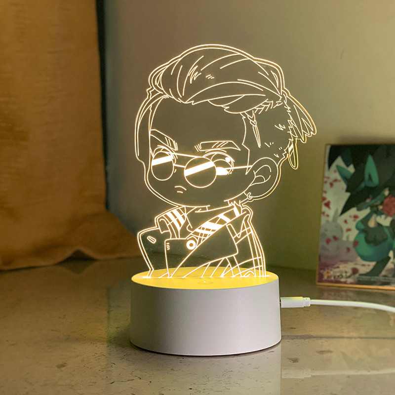 Wang Lincai Little Ghost Night Light Lil GhostAKA.imp Celebrity Merchandise Support Doll Stand Touch