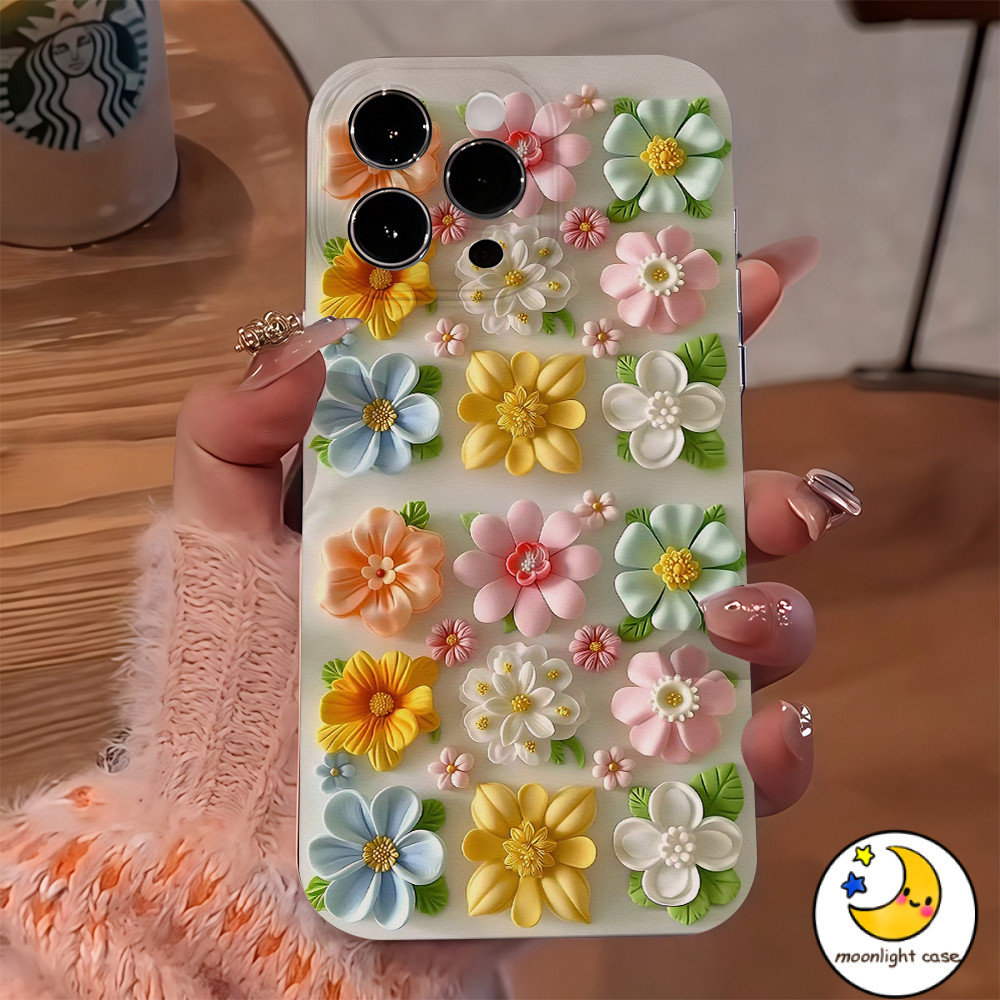 GOOD เคสคุณภาพสูง ดอกไม้สีสันสวยงาม สําหรับ Samsung A05s A15 A25 A51 A53 A11 A12 A13 A14 A21s ราคา ถูกที่สุด ดีลบีเคเค รูปภาพหลัก